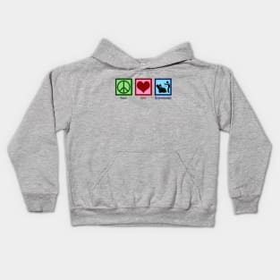 Peace Love Hypnotherapy Kids Hoodie